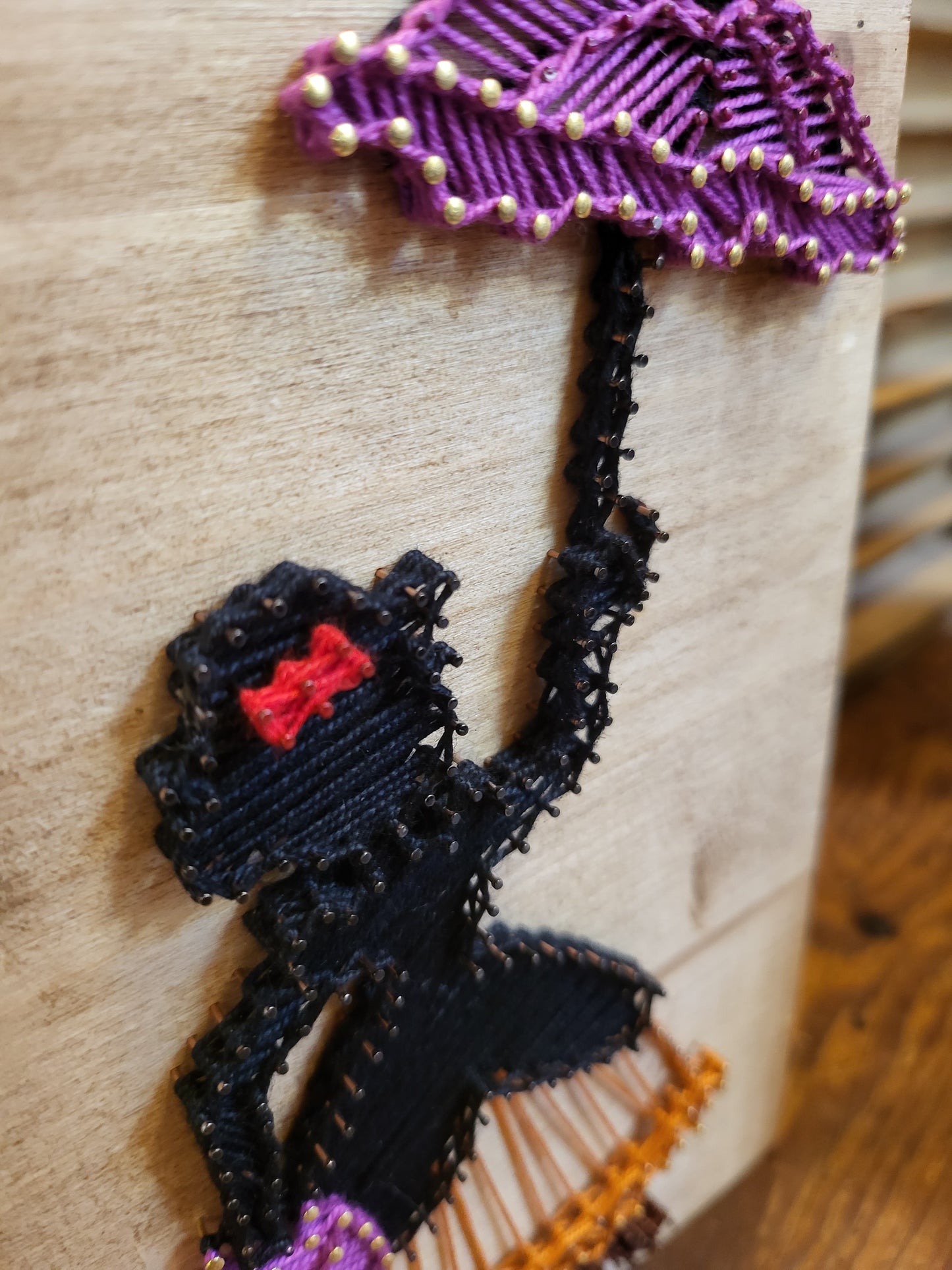 Legnetto Stringart Mary Poppins con ombrellino