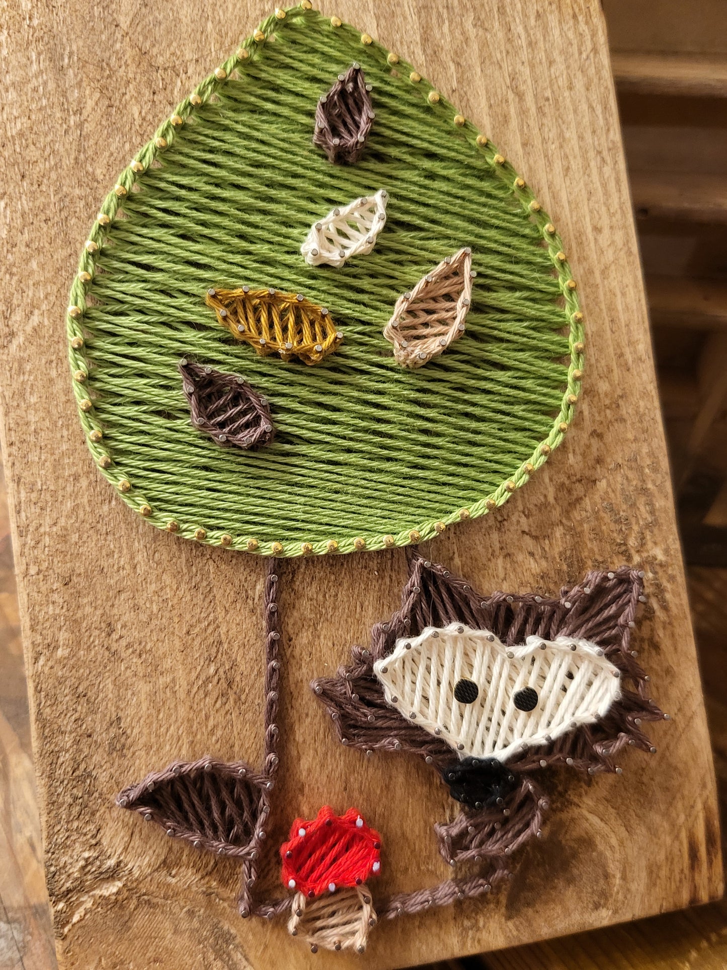 Legnetto Stringart Lupo