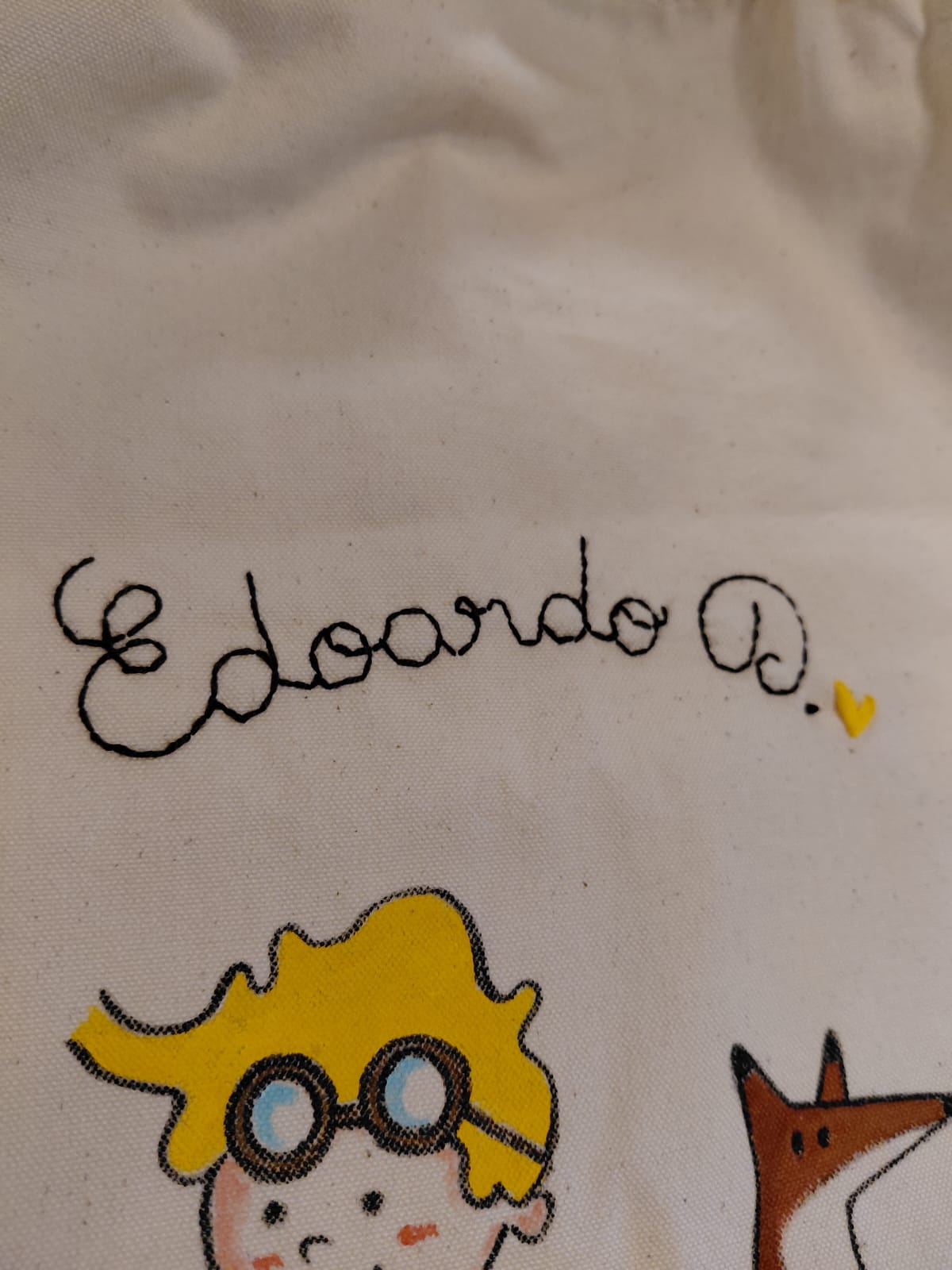 Sacca dipinta a mano