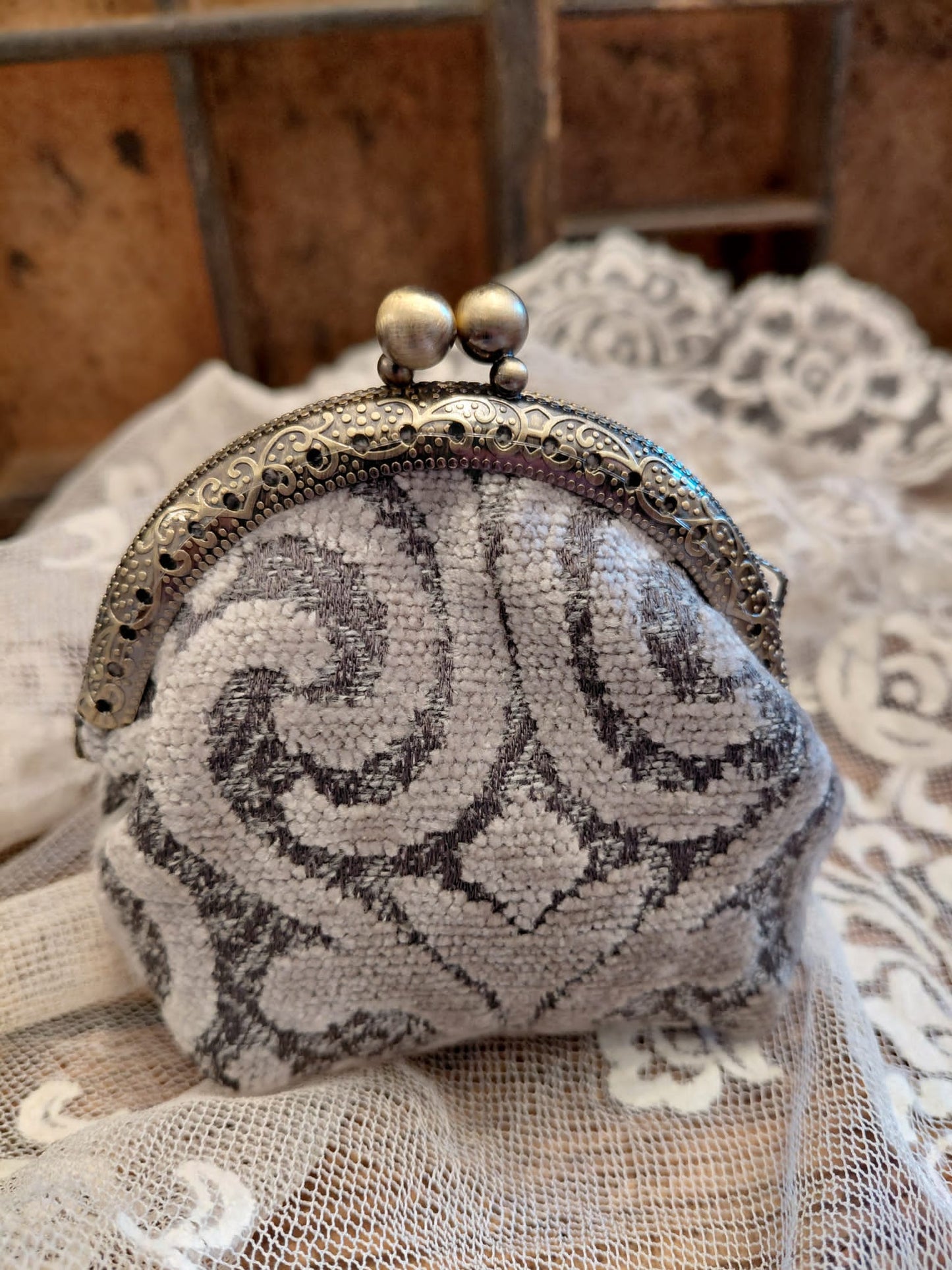 Portamonete in velluto