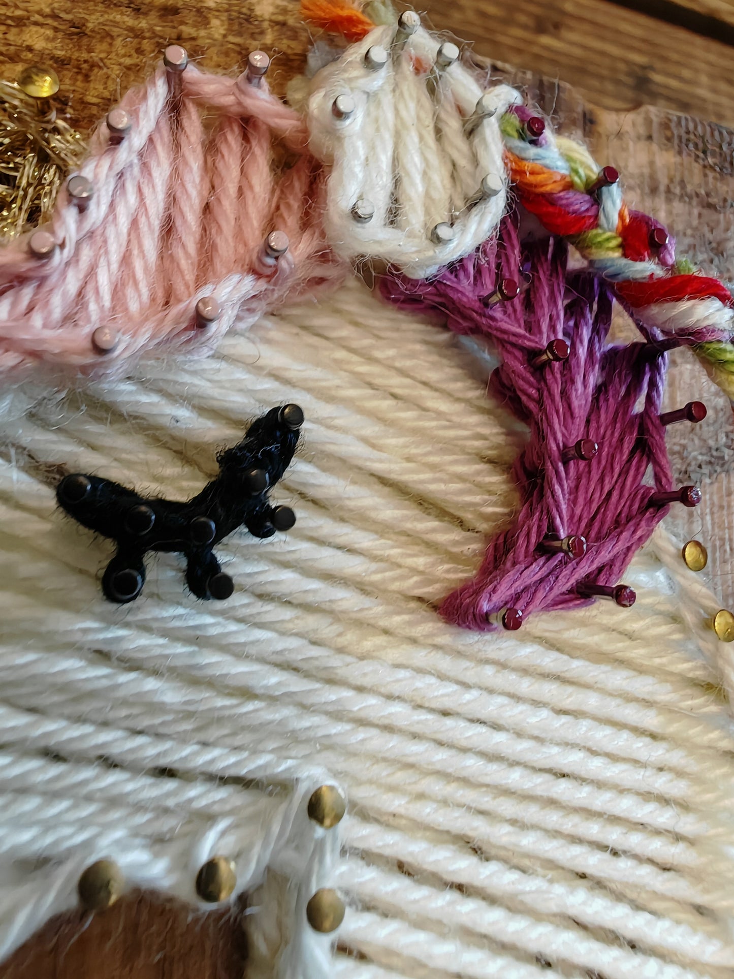 Legnetto Stringart Unicorno