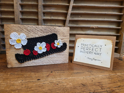 Legnetto Stringart Mary Poppins cappello