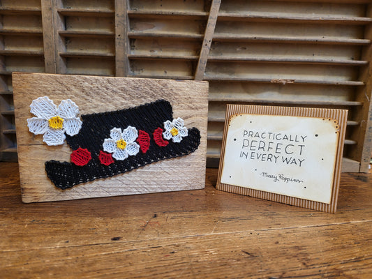 Legnetto Stringart Mary Poppins cappello