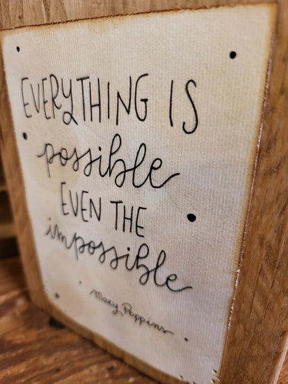 Legnetto Stringart Mary Poppins silhouette