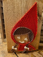 Legnetto Stringart Cappuccetto Rosso