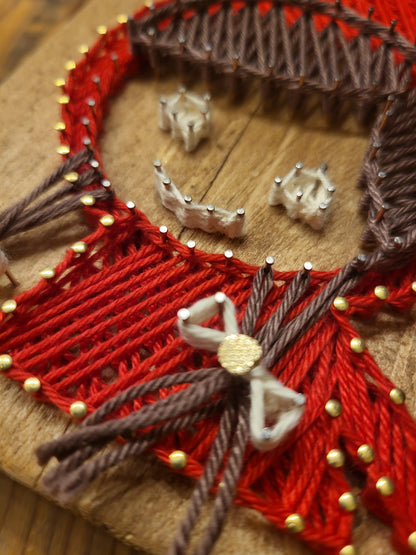 Legnetto Stringart Cappuccetto Rosso