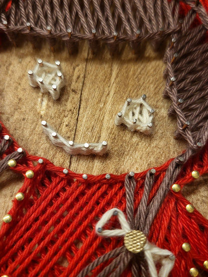 Legnetto Stringart Cappuccetto Rosso