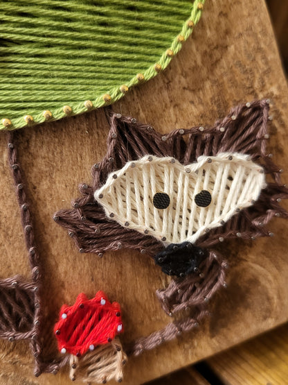 Legnetto Stringart Lupo