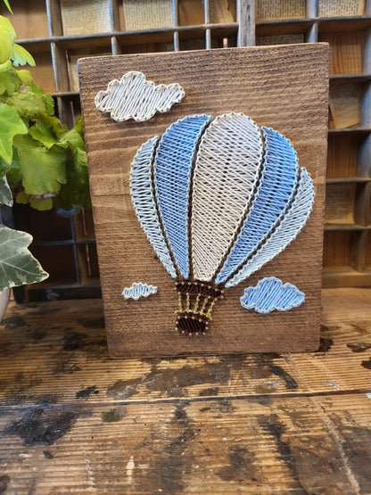 Legnetto Stringart Mongolfiera