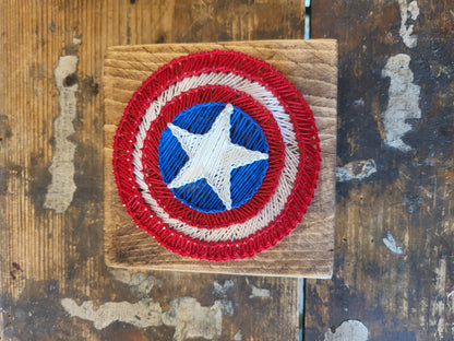 Legnetto Stringart scudo Capitan America