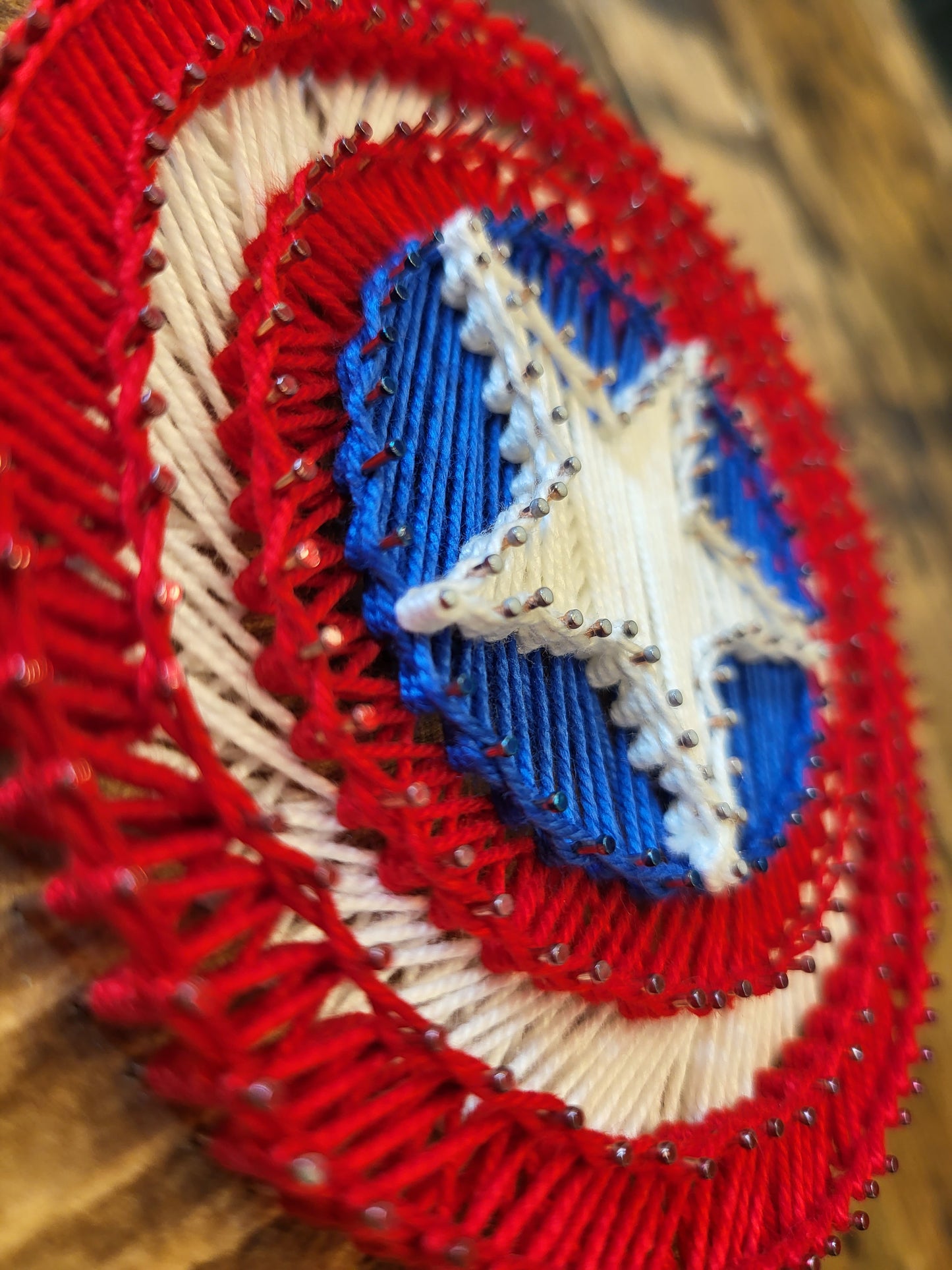 Legnetto Stringart scudo Capitan America