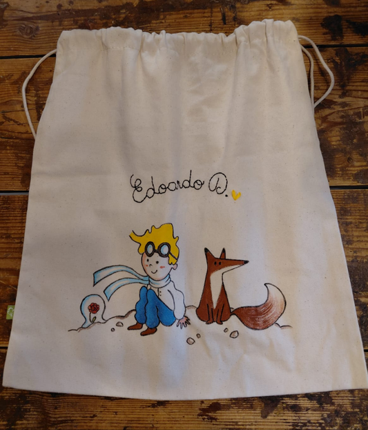 Sacca dipinta a mano