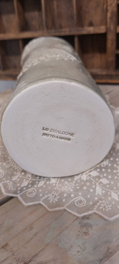 Vaso in ceramica centrino