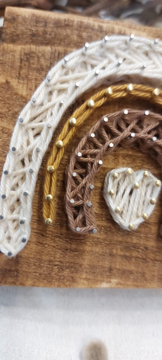 Legnetto Stringart Arcobaleno