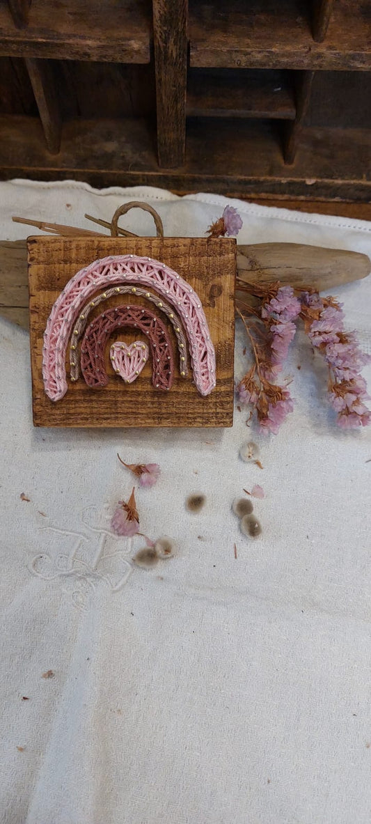 Legnetto Stringart Arcobaleno