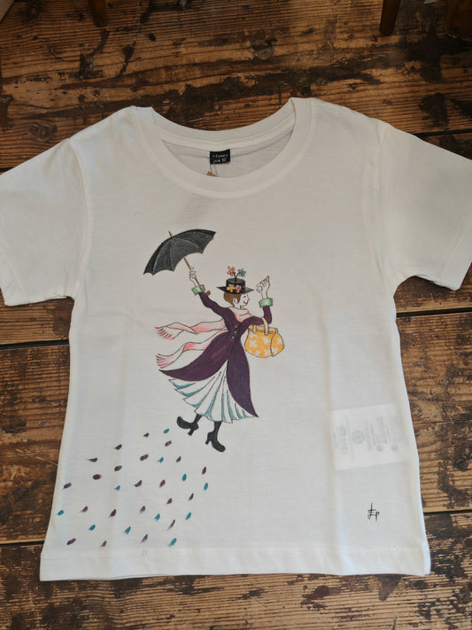 T-shirt dipinta a mano