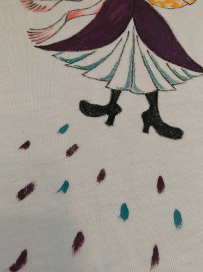 T-shirt dipinta a mano