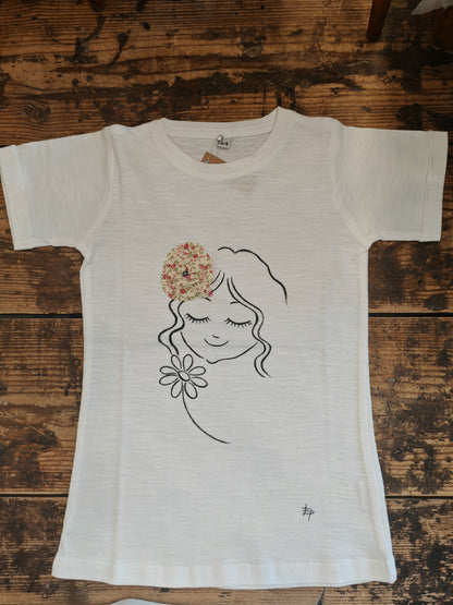 T-shirt dipinta a mano