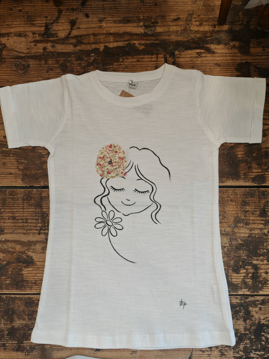 T-shirt dipinta a mano