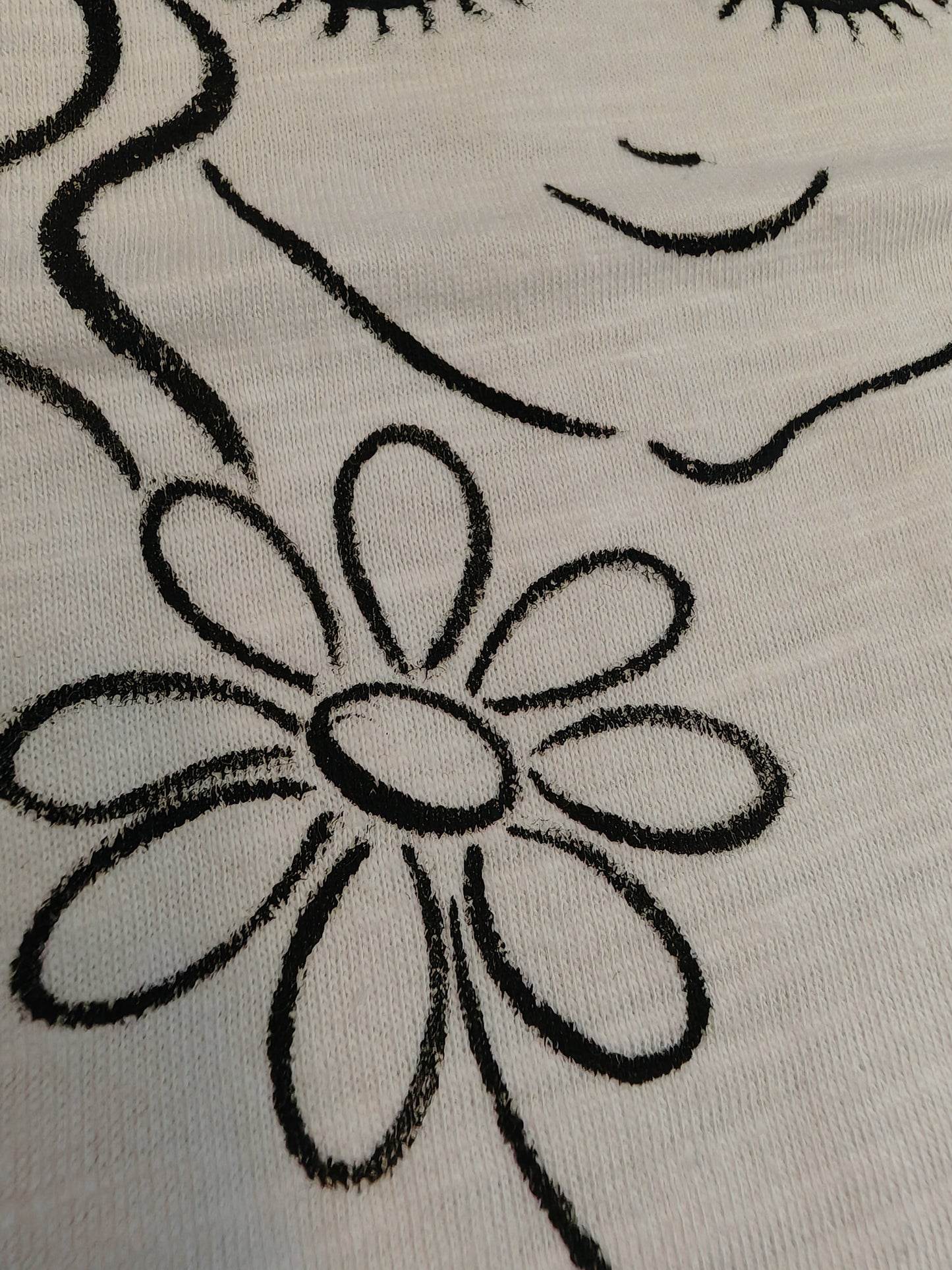 T-shirt dipinta a mano