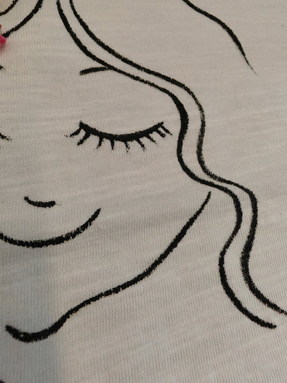 T-shirt dipinta a mano