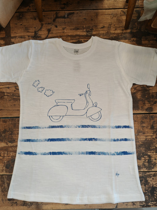 T-shirt dipinta a mano