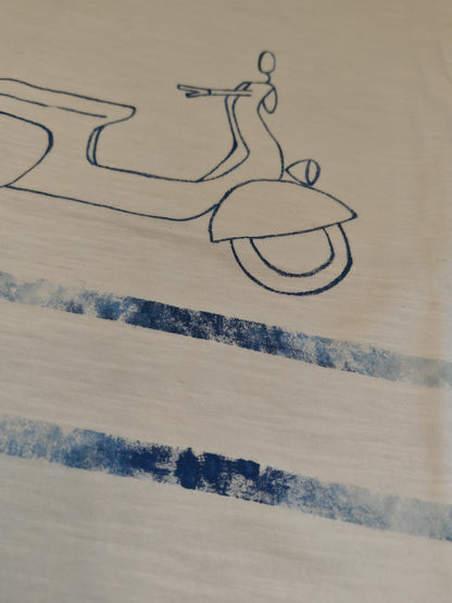 T-shirt dipinta a mano