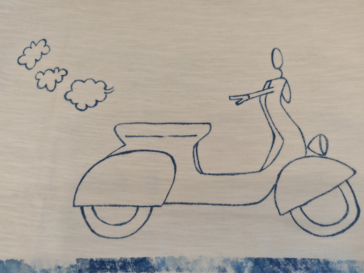 T-shirt dipinta a mano