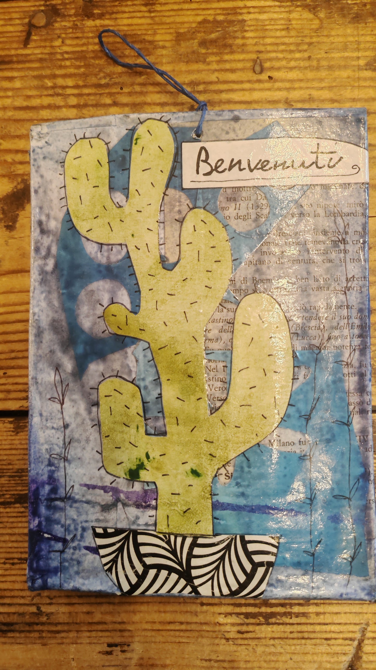 Quadretto in cartapesta