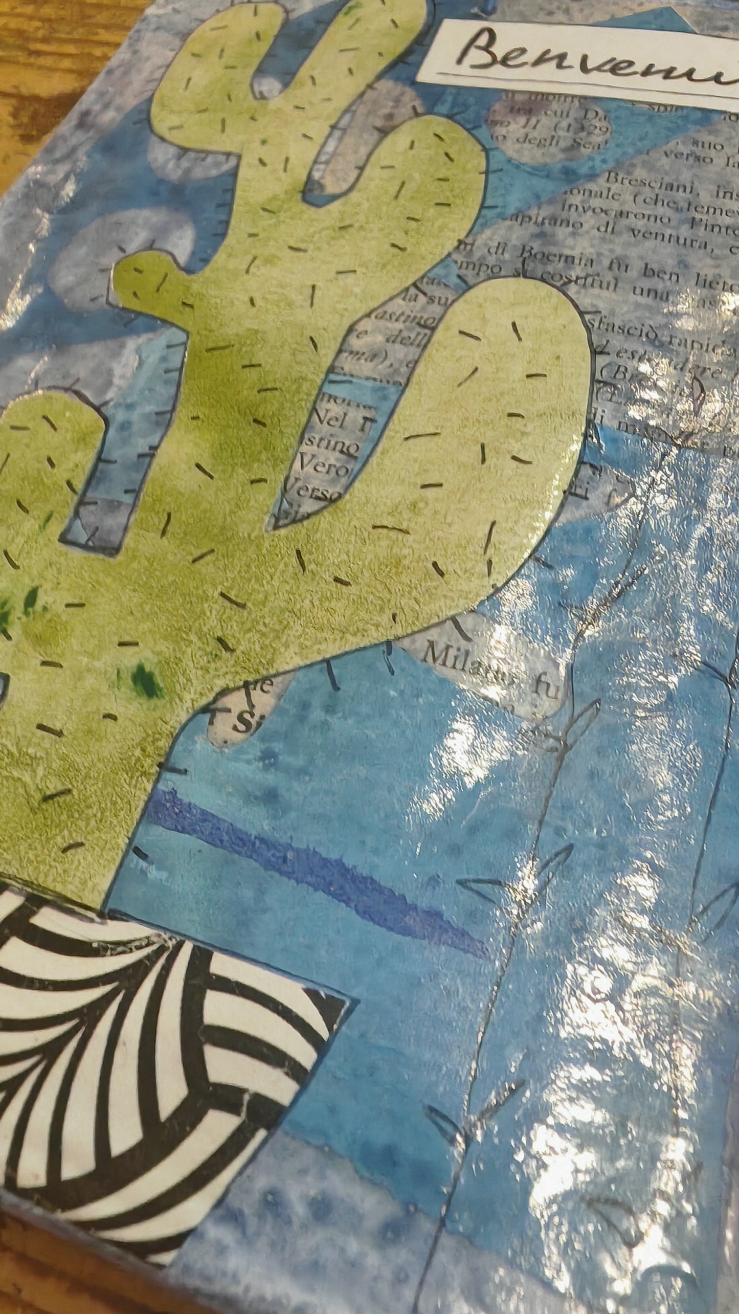 Quadretto in cartapesta