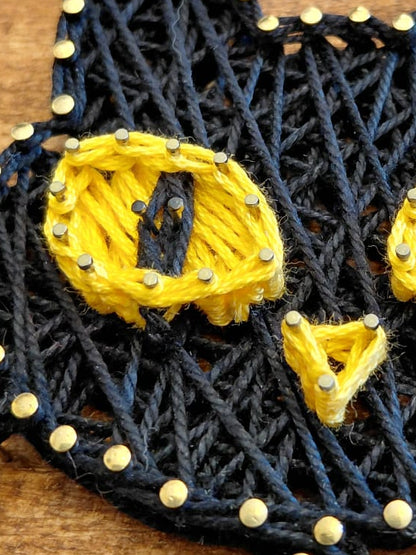 Legnetto Stringart Gatto Halloween