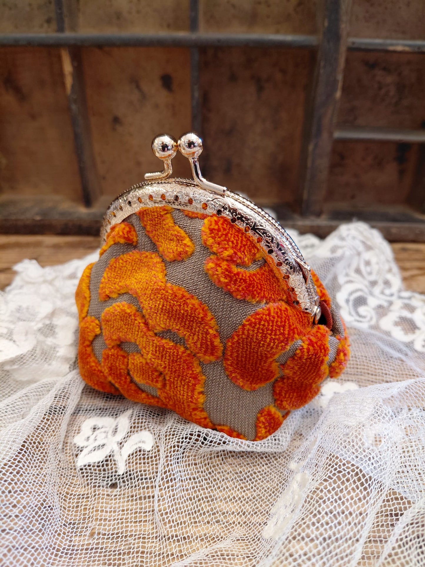 Portamonete in velluto