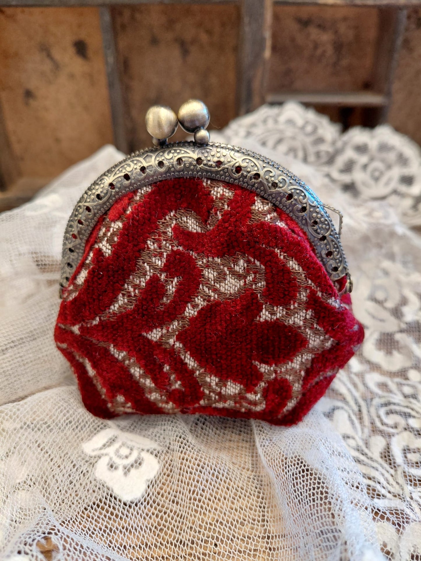 Portamonete in velluto