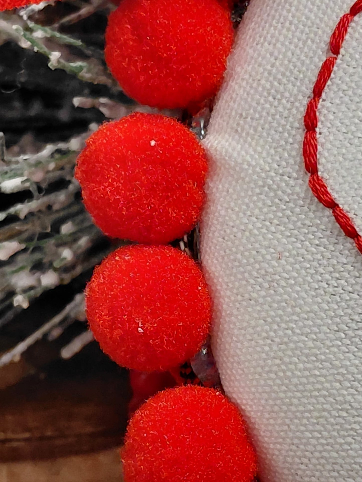 Palle di Natale ricamata