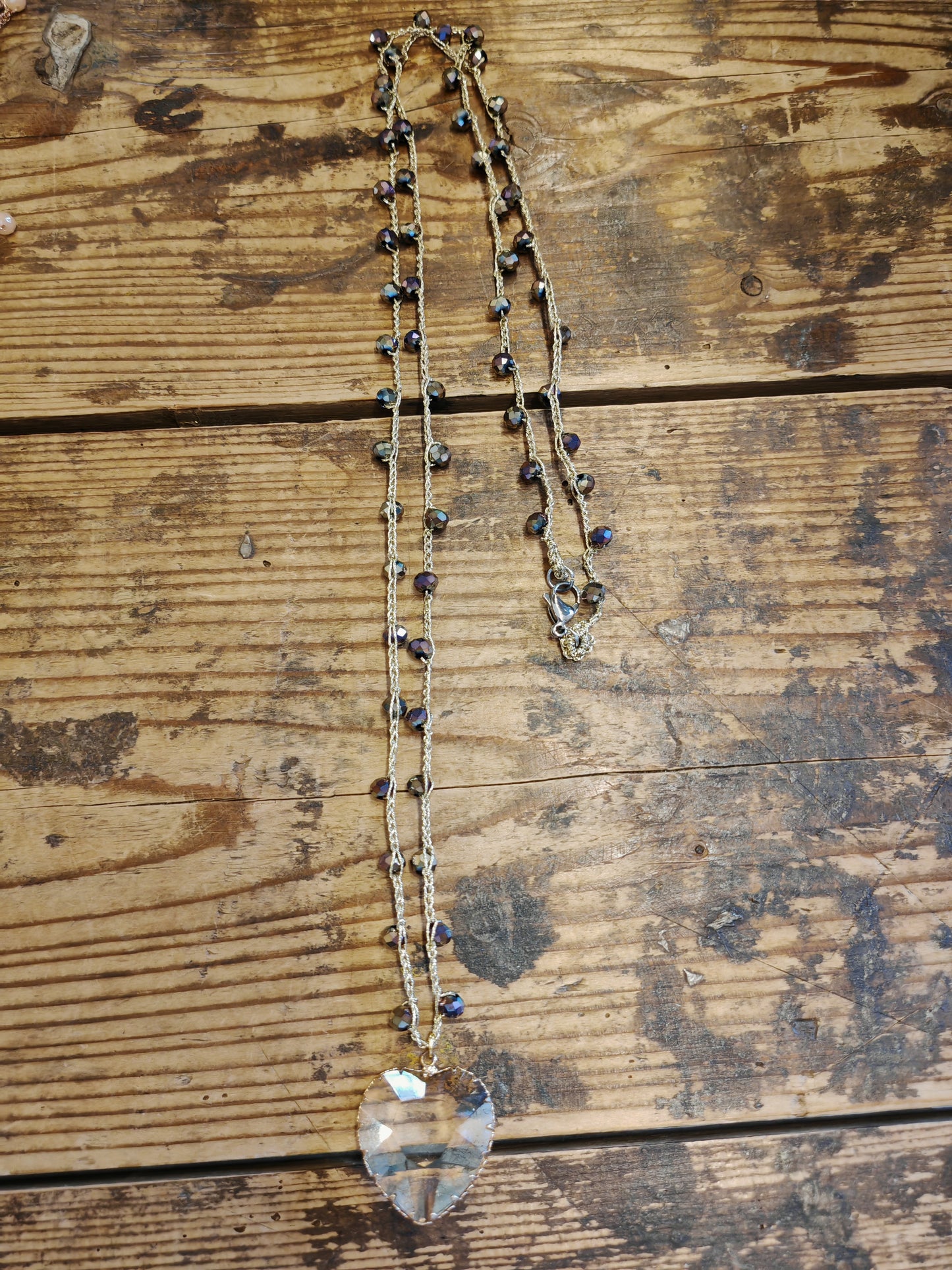 Collana con ciondolo cuore