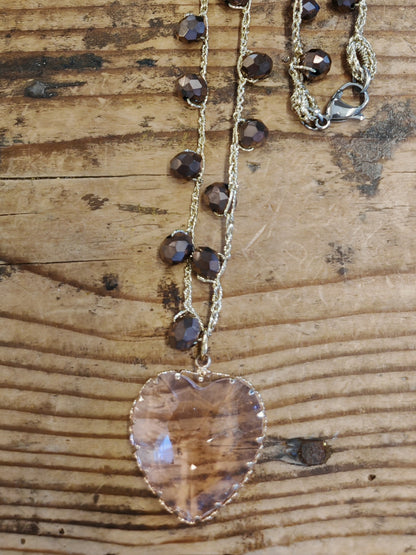 Collana con ciondolo cuore
