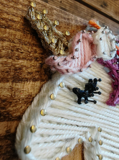 Legnetto Stringart Unicorno