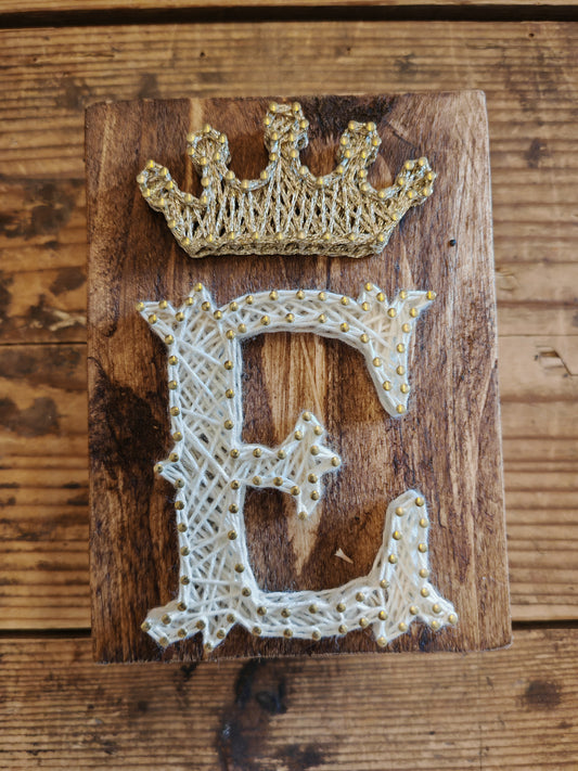 Legnetto Stringart E con corona
