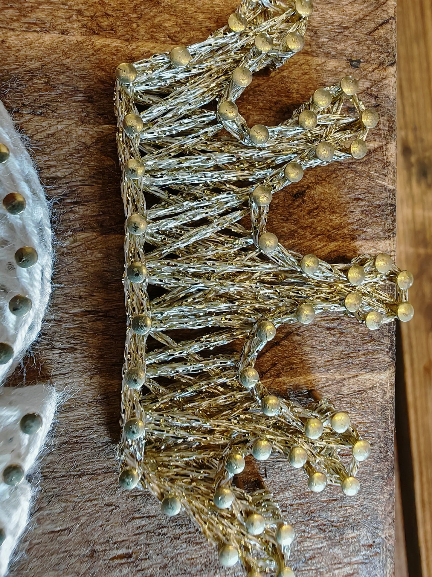 Legnetto Stringart E con corona