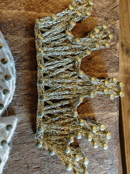 Legnetto Stringart E con corona