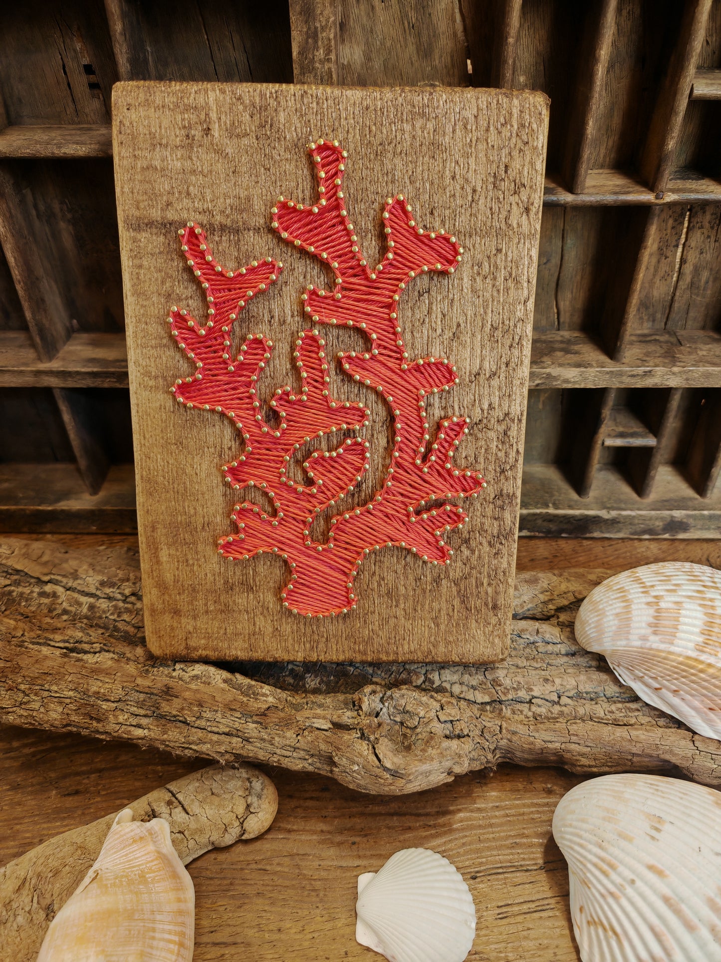 Legnetto Stringart Corallo