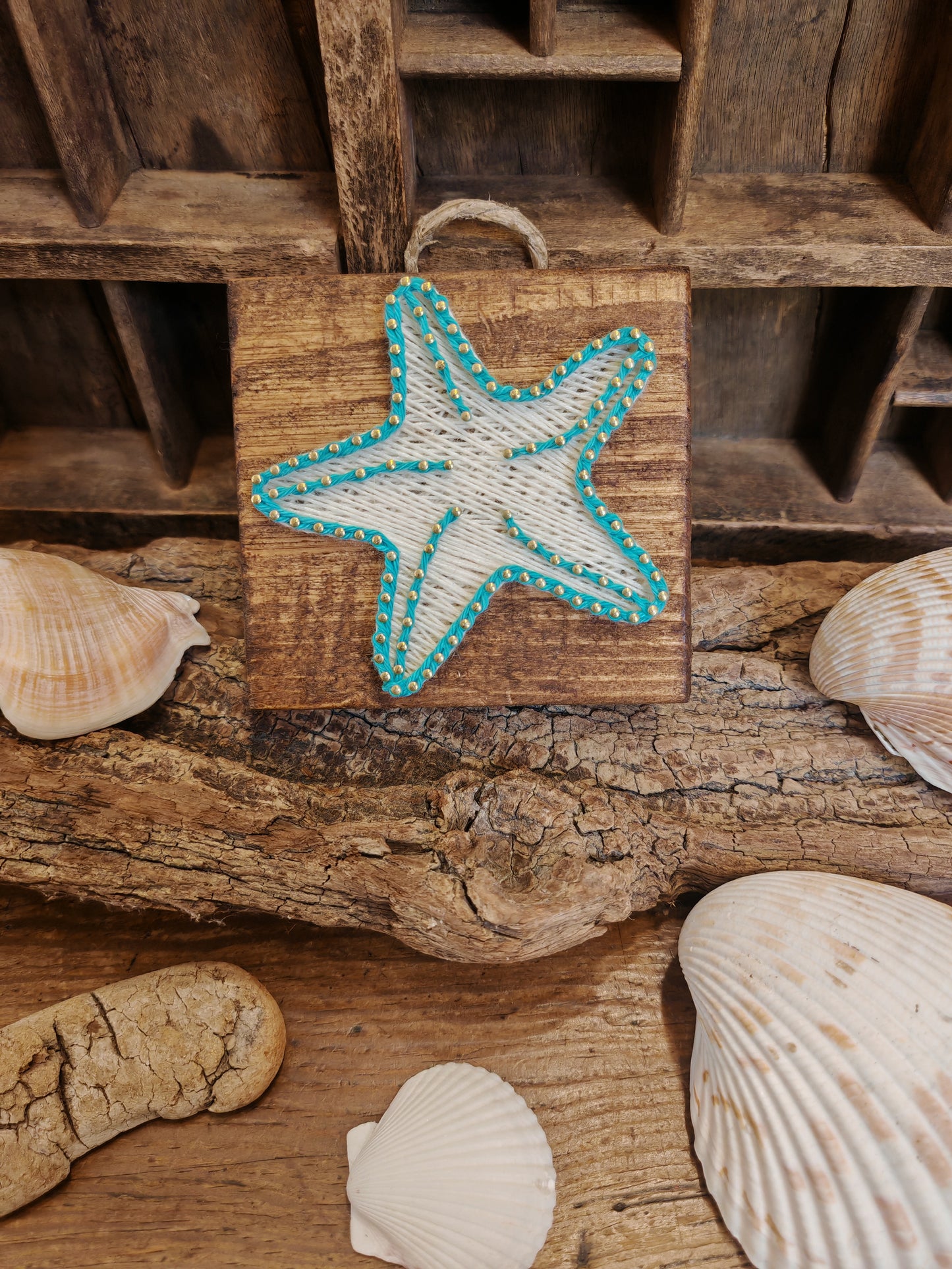 Legnetto Stringart Stella Marina