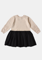 Abito lavorato a maglia per bambina 100% cotone: 3-6M