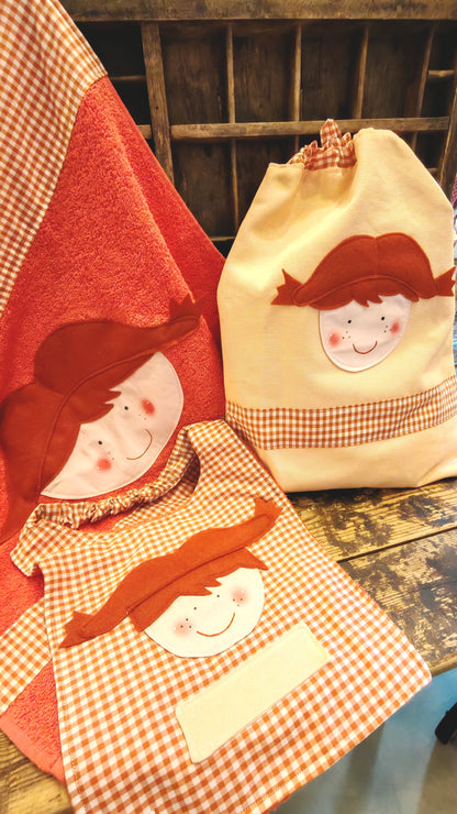 Asciugamano Asilo Pippi Calzelunghe