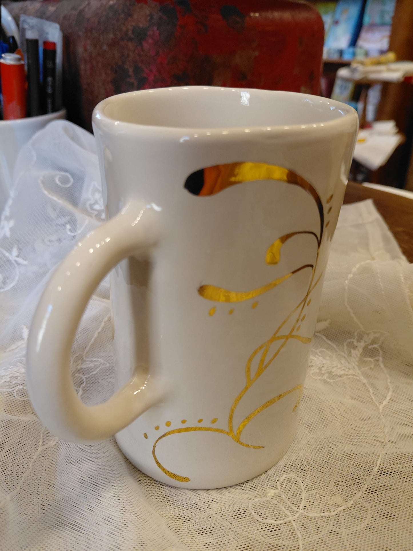 Tazza Foglia Oro