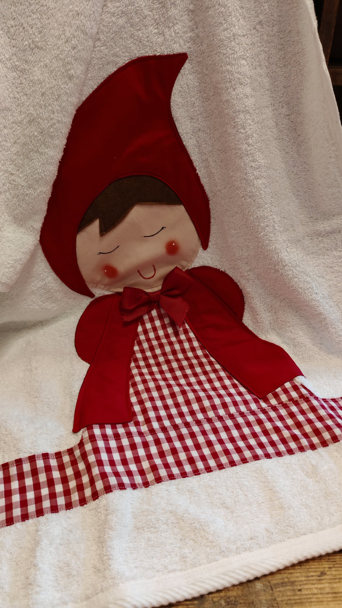 Set Asciugamano Cappuccetto Rosso