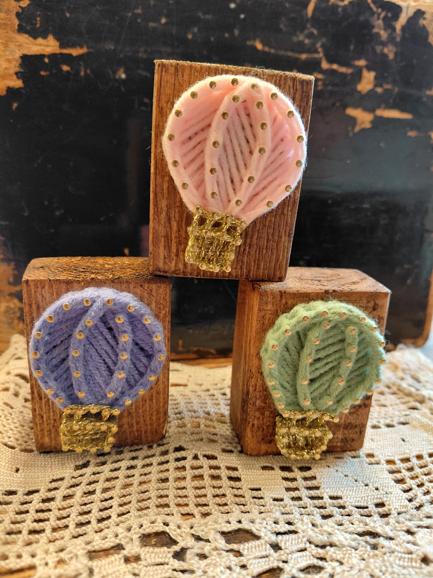 Legnetto Stringart Mongolfiera mini