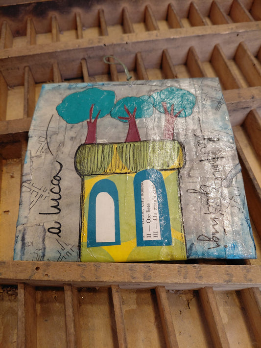 Quadretto in cartapesta